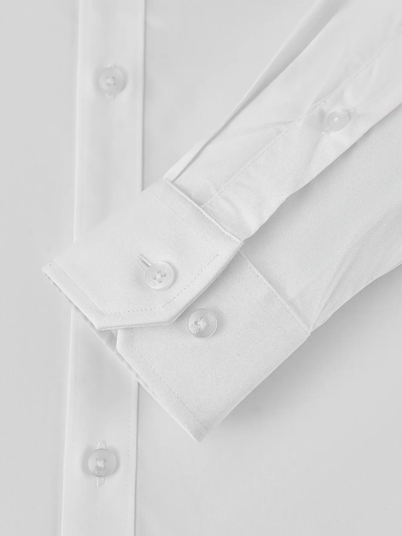 Áo Sơ Mi Nam Dài Tay Màu Trắng 5S Fashion Phom Slimfit M0ASM25065