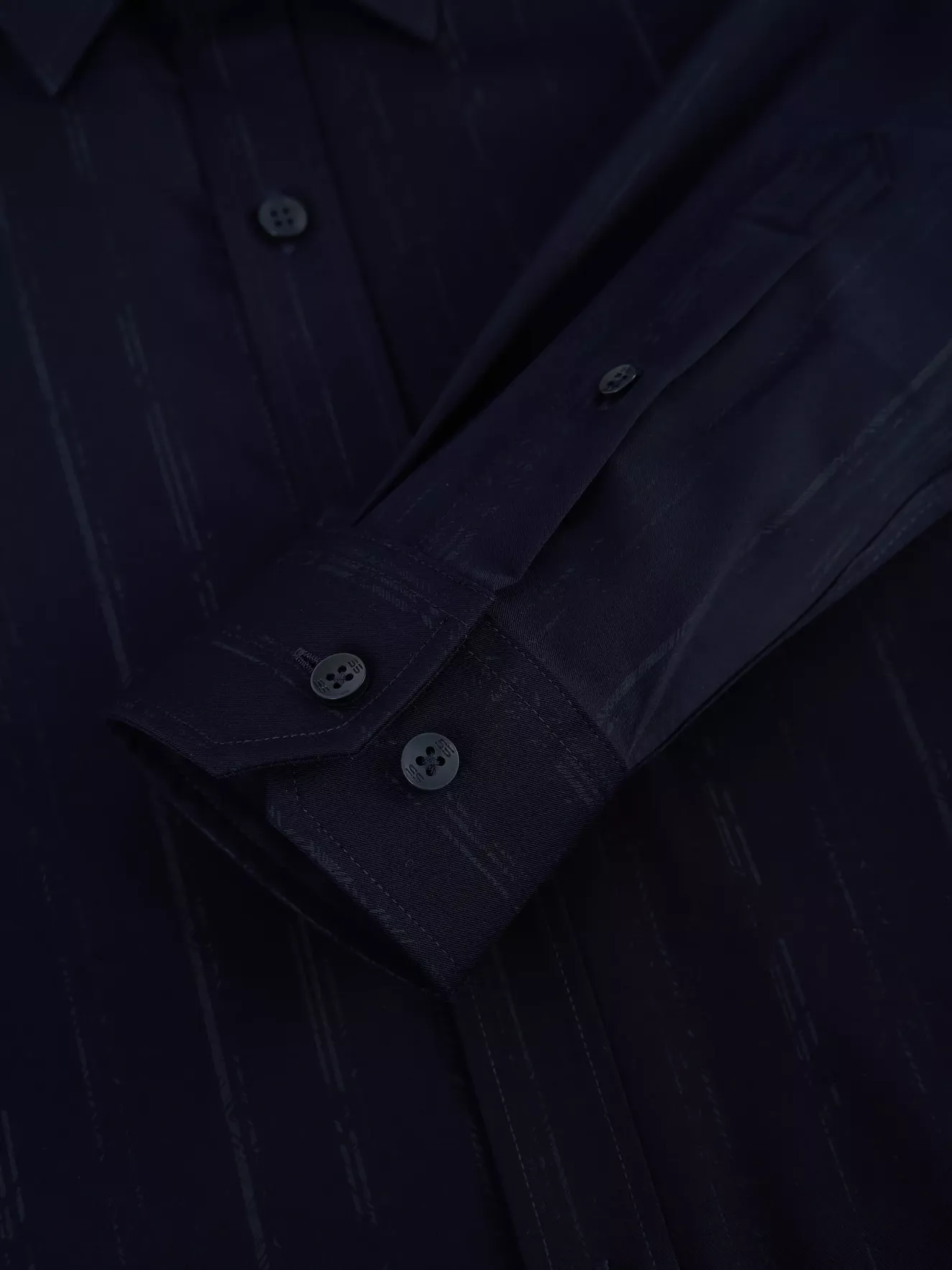 Áo Sơ Mi Nam Dài Tay 5S Fashion Dệt Hiệu Ứng Phom Slimfit M0ASM25011