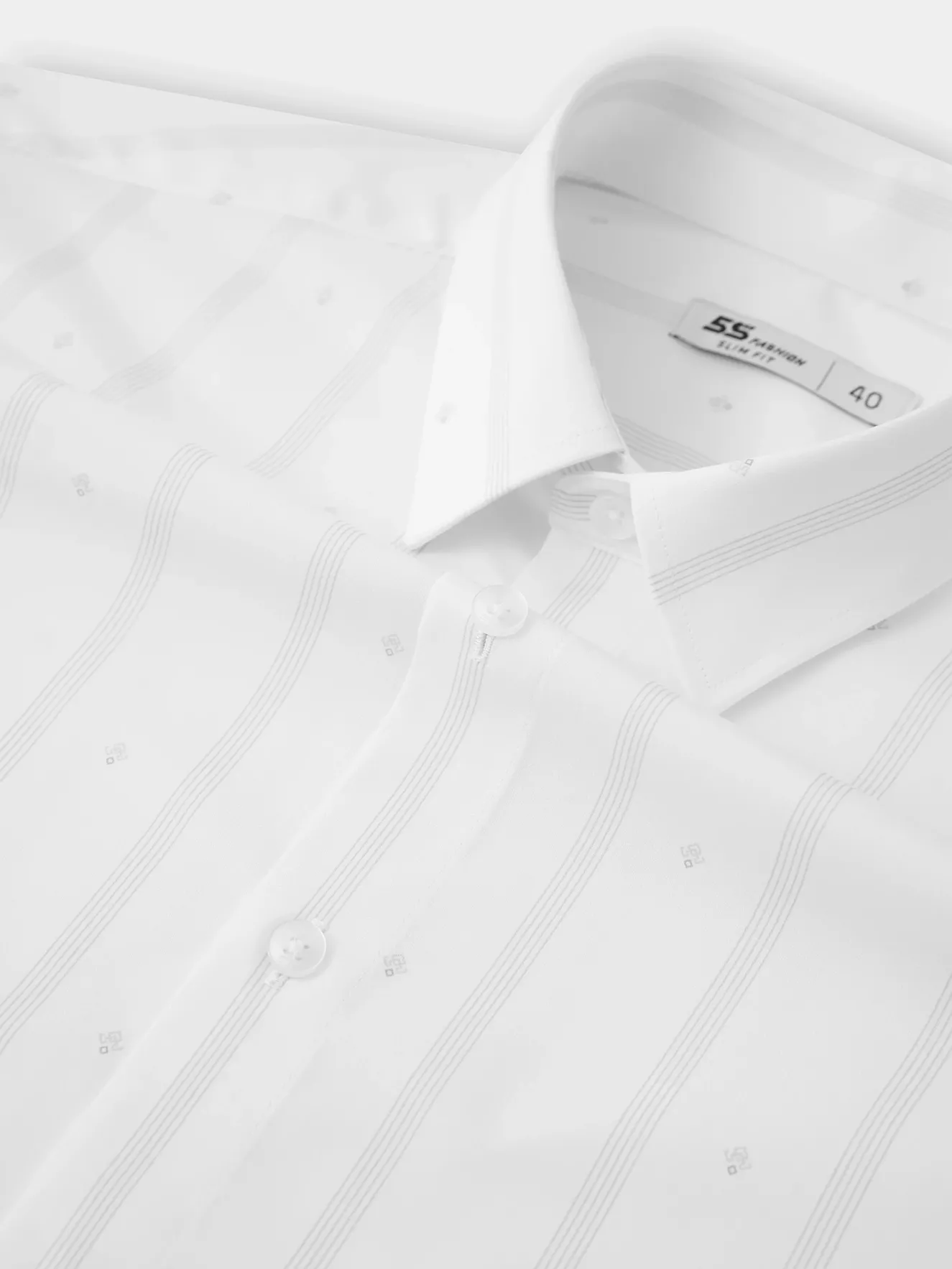 Áo Sơ Mi Nam Dài Tay 5S Fashion Họa Tiết Phom Slimfit M0ASM25012