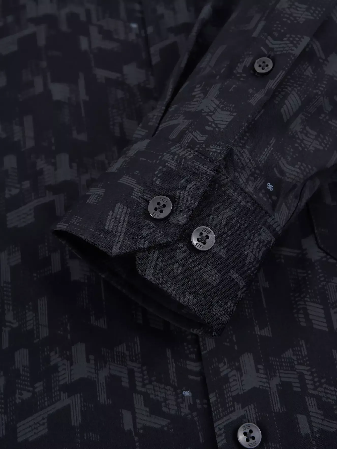 Áo Sơ Mi Dài Tay Nam 5S Fashion Họa Tiết Phom Regular M0ASM25014