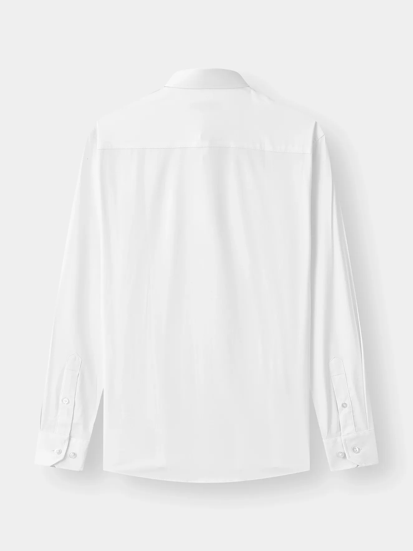 Áo Sơ Mi Nam 5S Fashion Màu Trắng Có Túi Phom Regular M0ASM25015