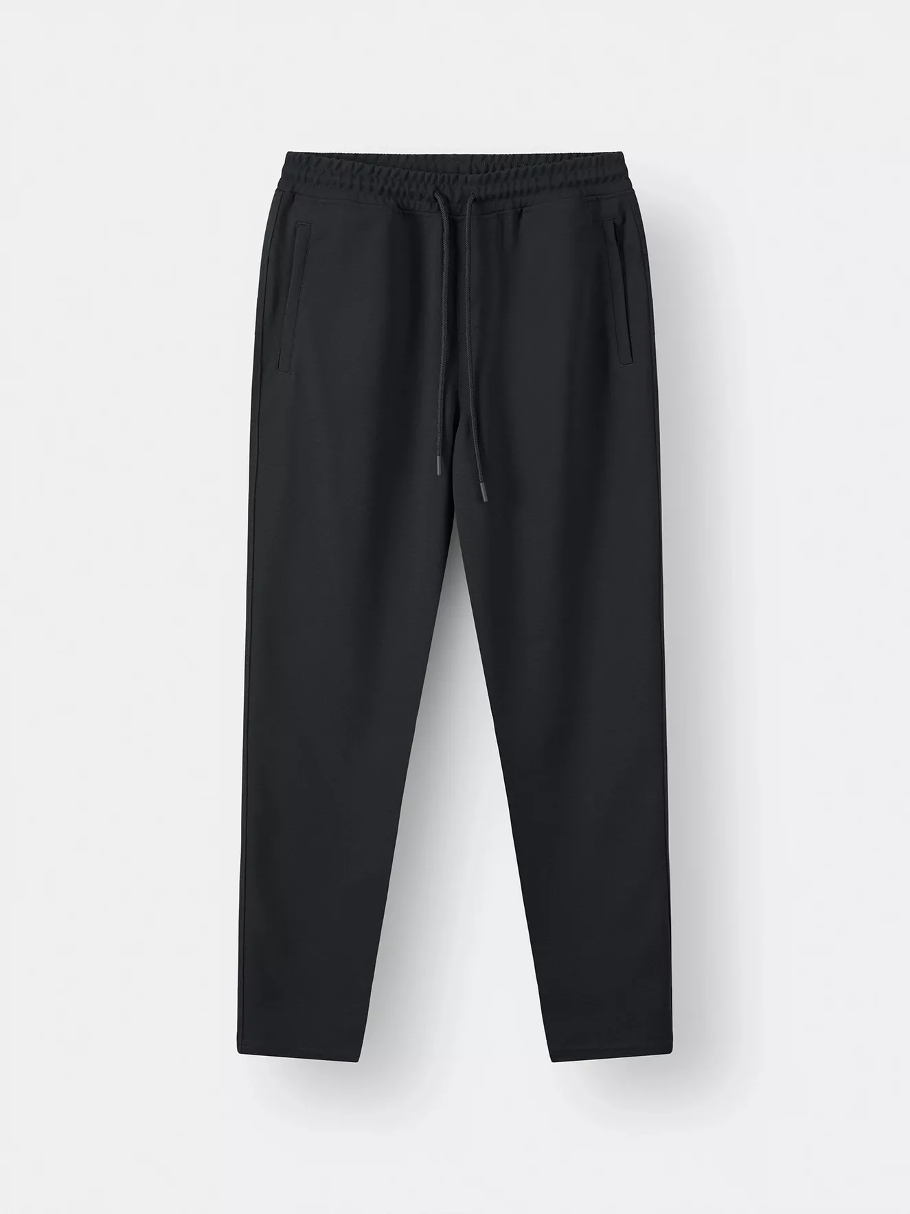 Quần Nỉ Nam 5S Fashion Cạp Chun Trơn Basic Slimfit MBQNI25018