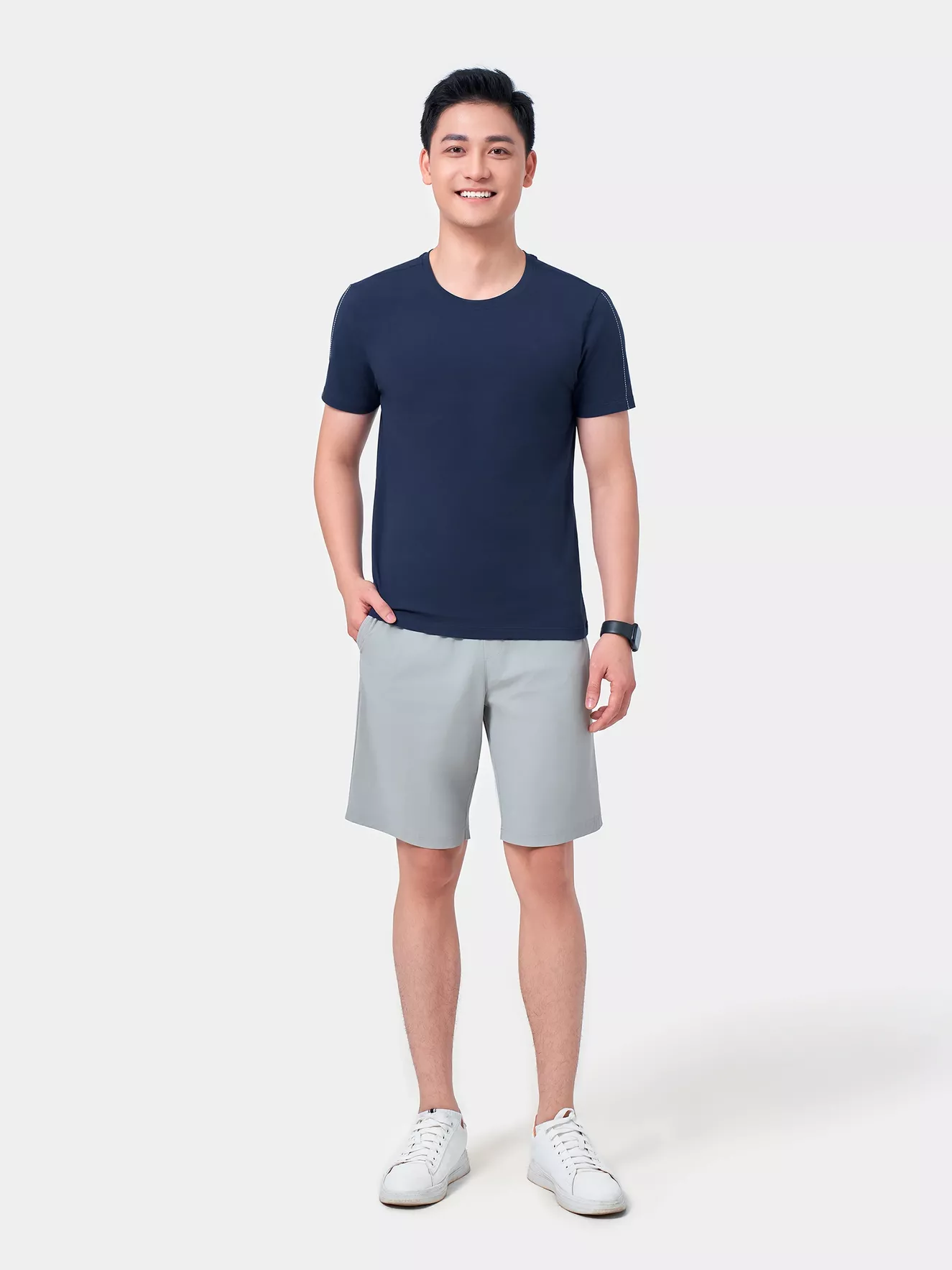 Áo Thun Nam Ngắn Tay 5S Fashion DEFINITE ATS24053