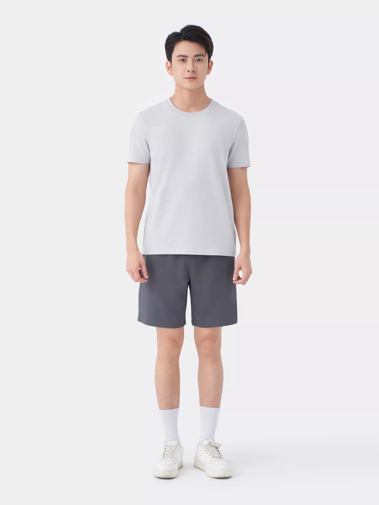 Áo Thun Nam Ngắn Tay 5S Fashion Basic ATS24054