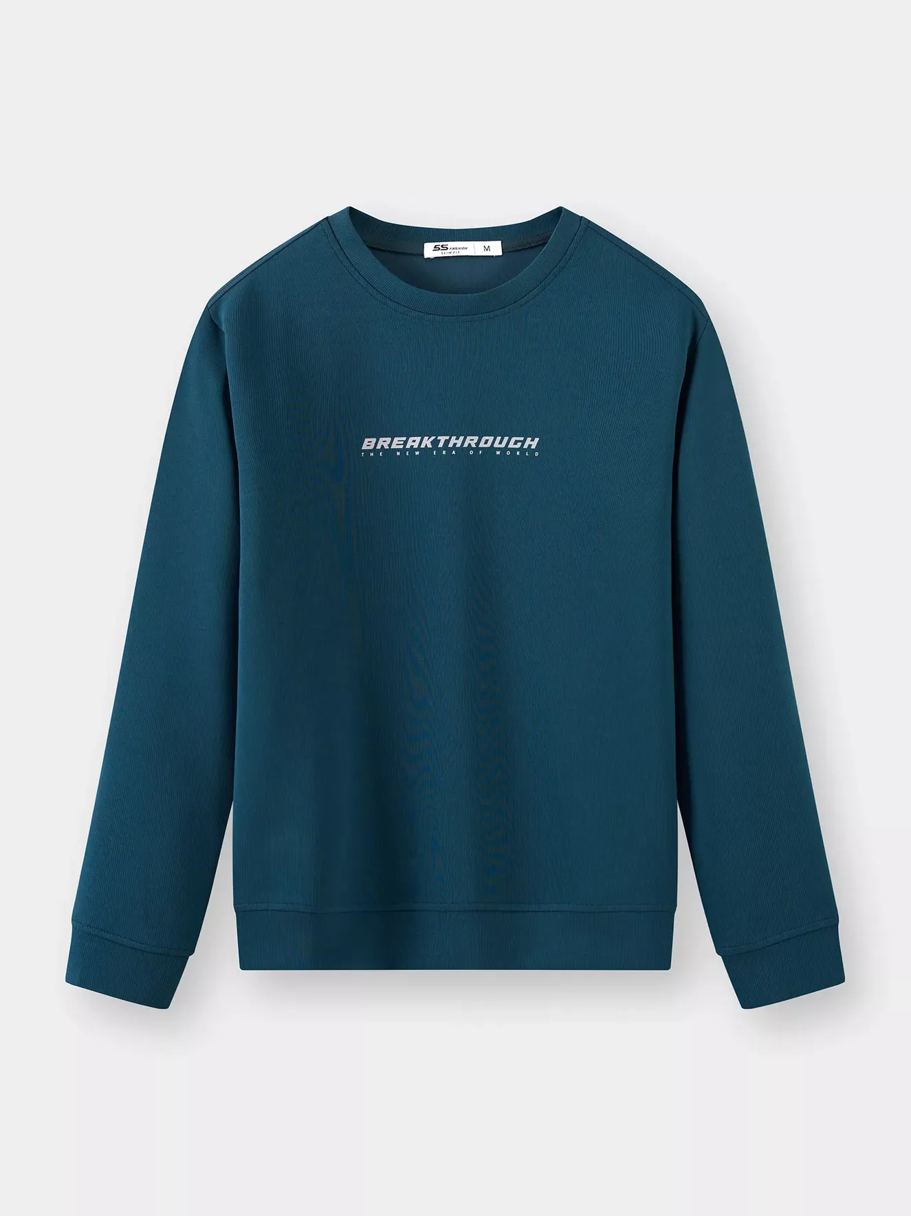 Set Bộ Nỉ Nam Cổ Tròn 5S Fashion In Basic Phom Slimfit MBNI25010