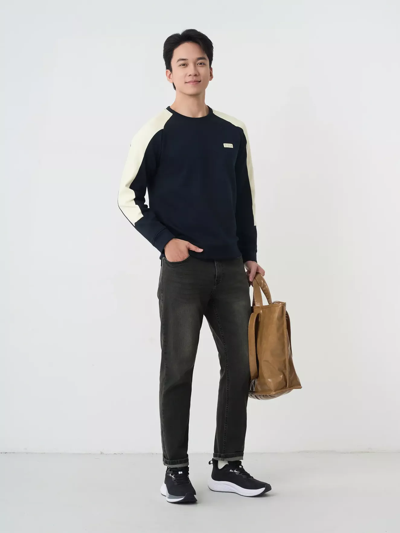 Áo Nỉ Nam INSPIRATION S-WARM 5S FASHION Phom Slimfit M0ANI25014