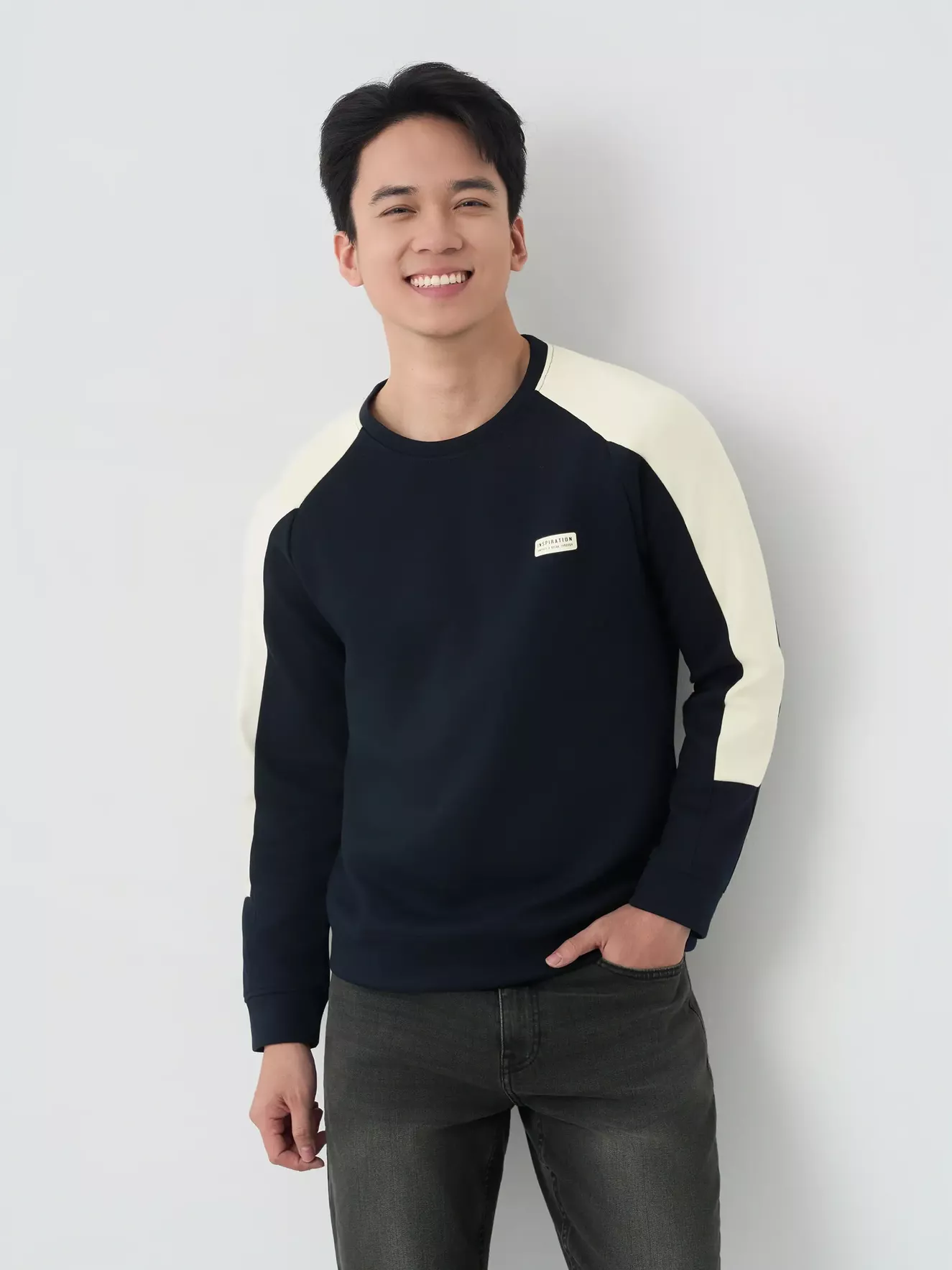 Áo Nỉ Nam INSPIRATION S-WARM 5S FASHION Phom Slimfit M0ANI25014