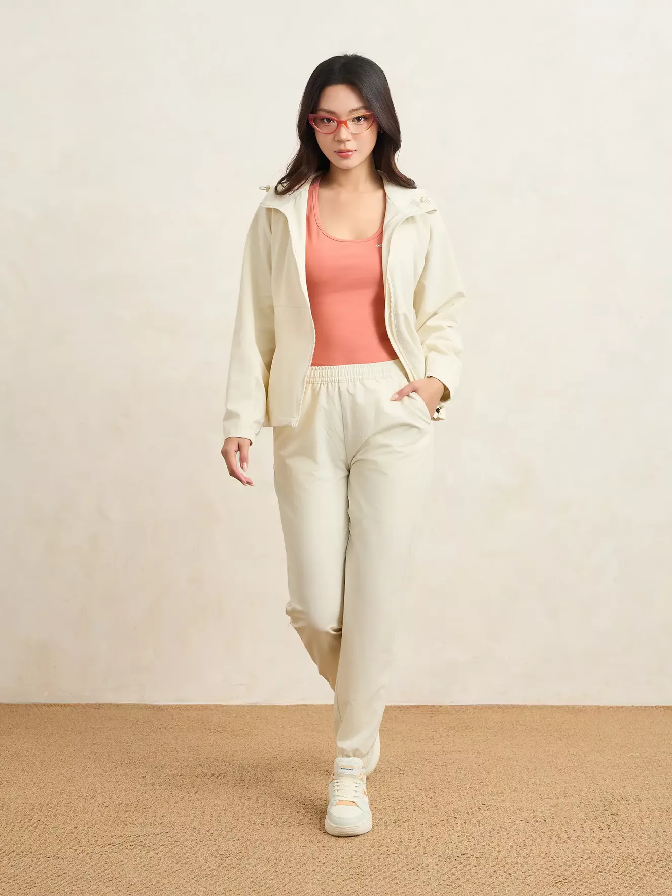 Áo Khoác Gió Nữ 5S Fashion Mũ Liền Phom Slimfit WBAKG25008