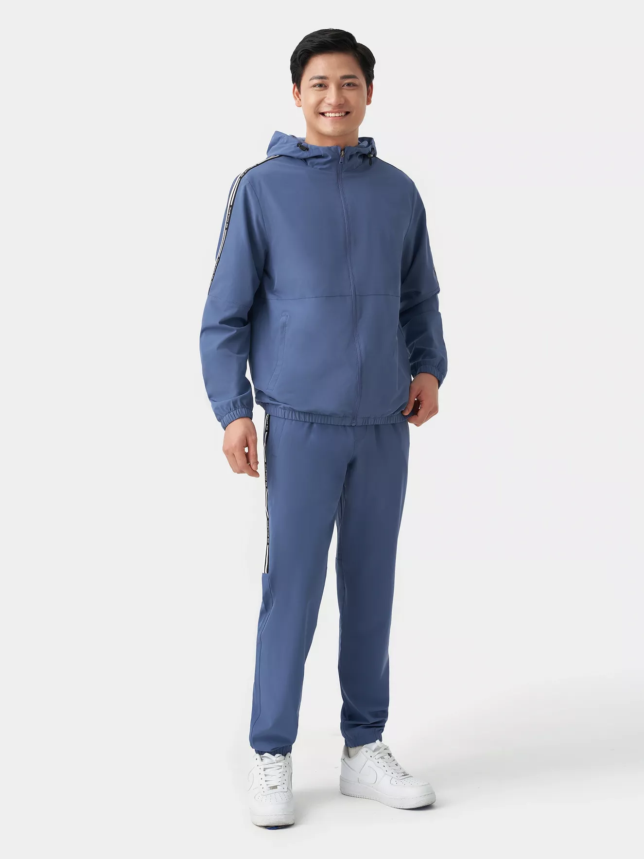 Bộ Quần Áo Gió Nam Có Mũ 5S Fashion Dệt Line BOG23002