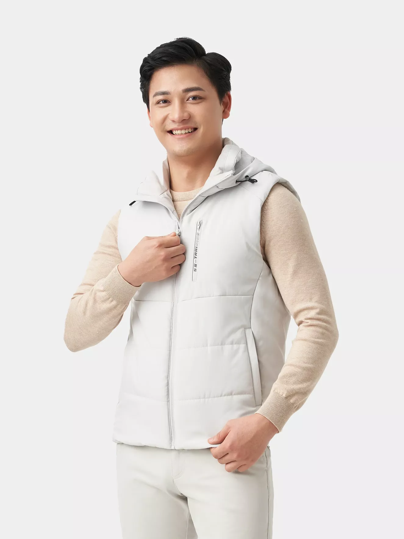 Áo Phao Gile Nam 5S Fashion Chần Bông Xay AKC23002