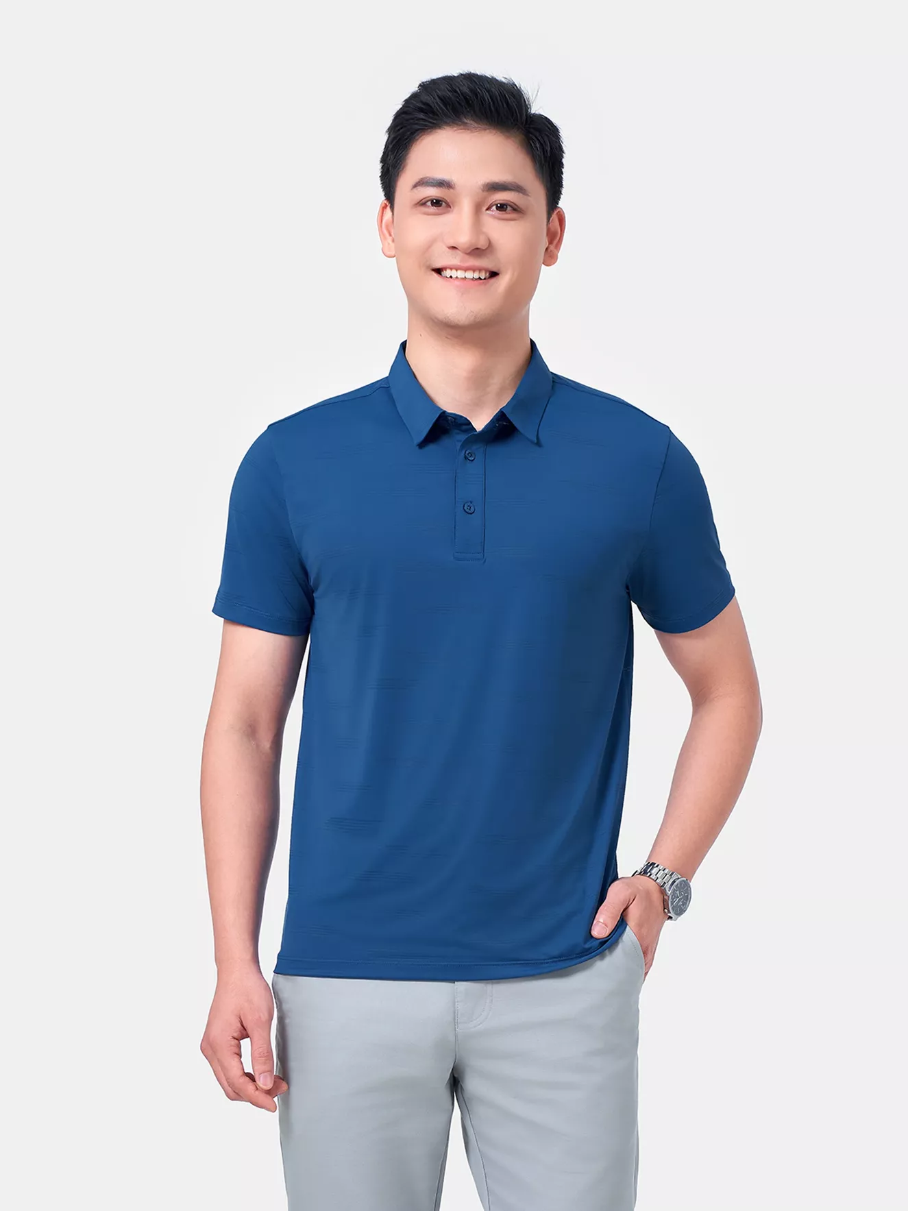 Áo Polo Nam 5S Fashion Sport Họa Tiết APC24066