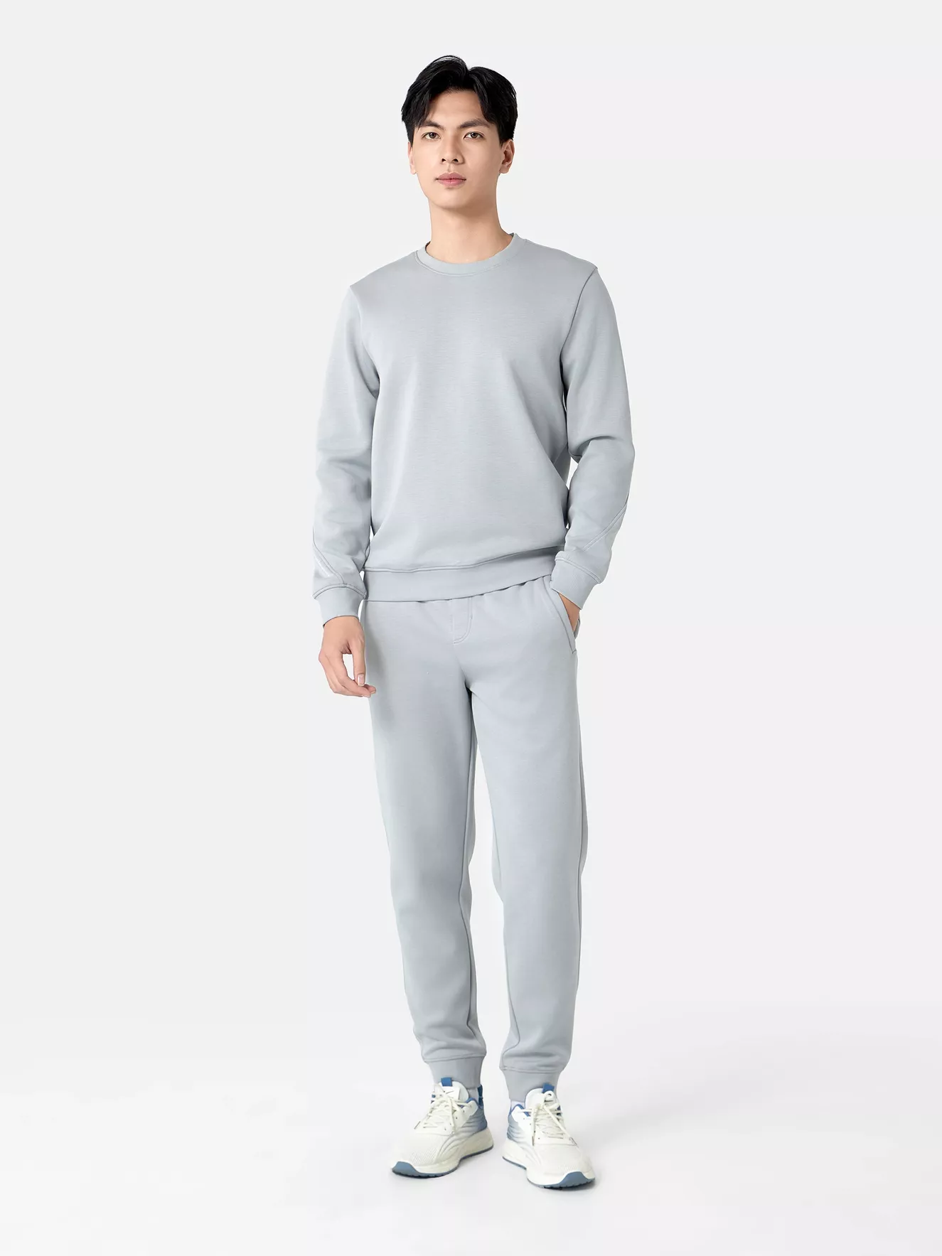 Bộ Quần Áo Nỉ Nam 5S Fashion Classic Phom Slimfit BNI24026