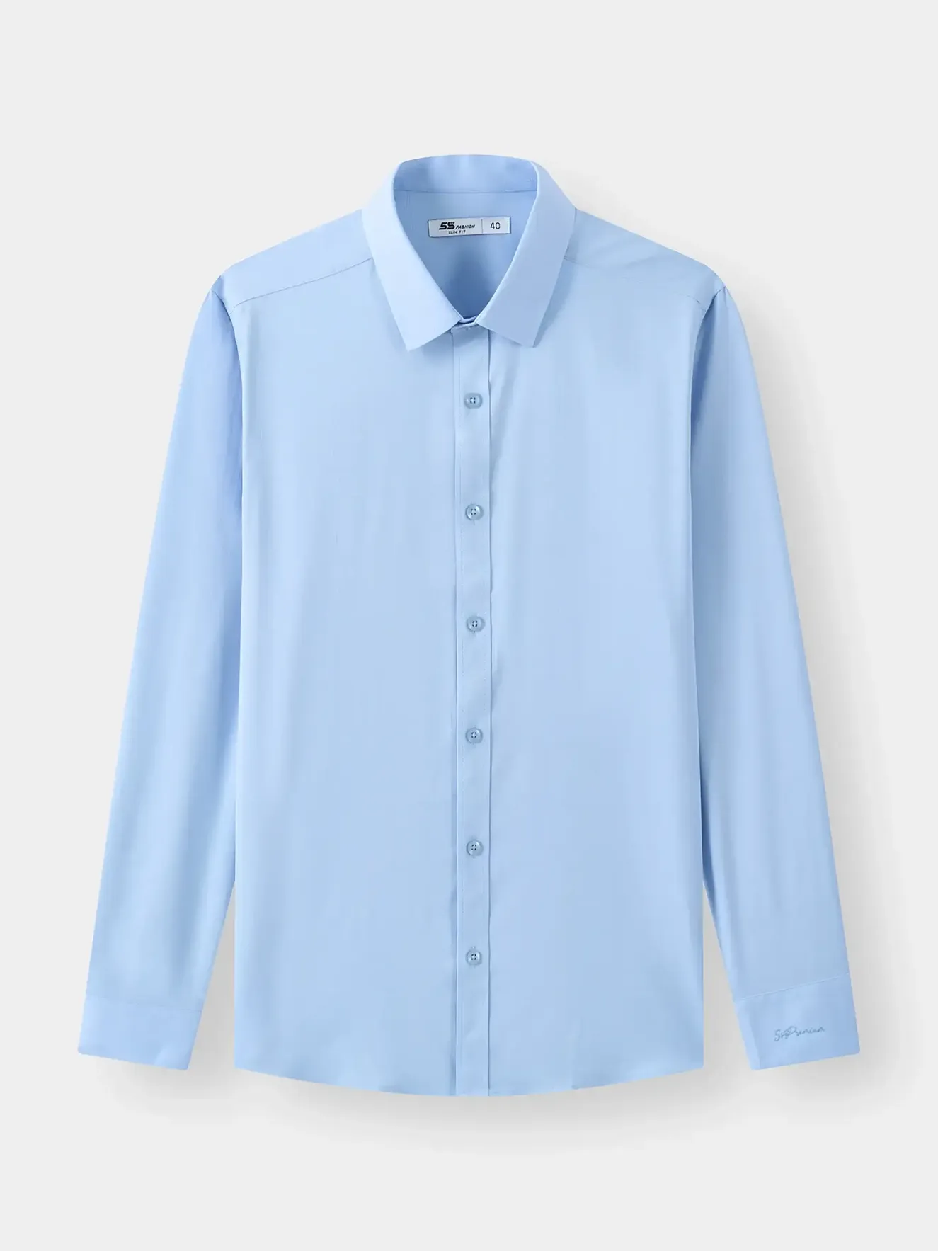 Áo Sơ Mai Nam Dài Tay 5S Fashion Vải Hiệu Ứng M0ASM25017