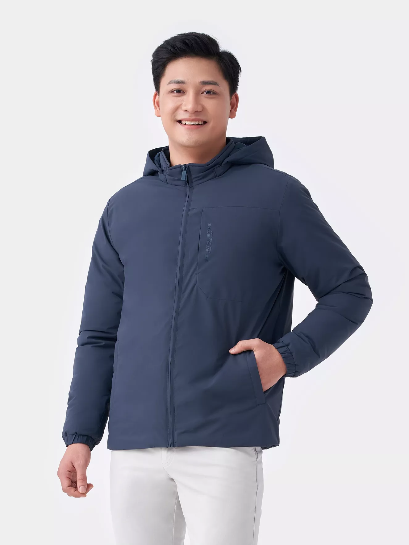 Áo Phao Nam Chần Bông Xay Cao Cấp 5S Fashion AKC23004