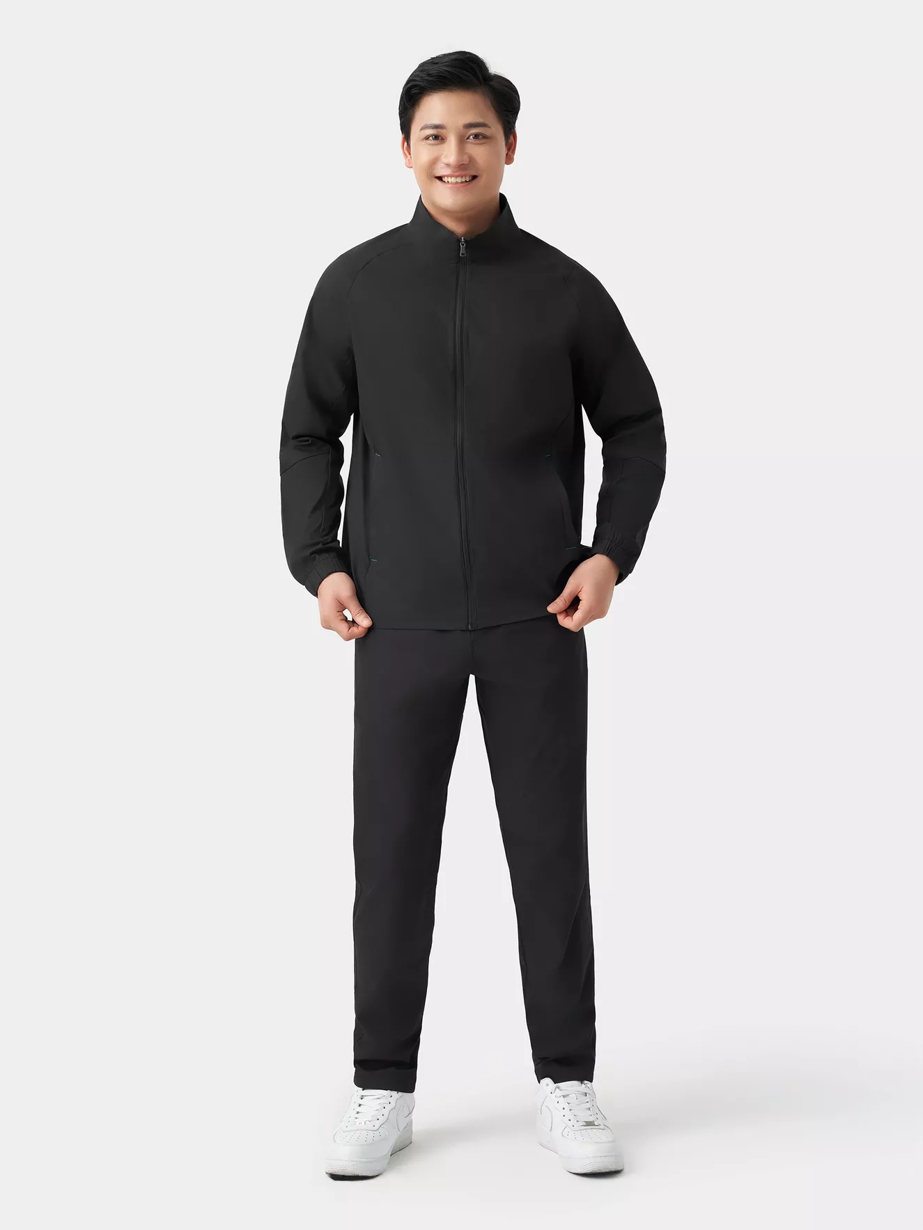 Bộ Quần Áo Nam Vải Gió 5S Fashion Basic Cạp Chun Phối Cúc BOG23001