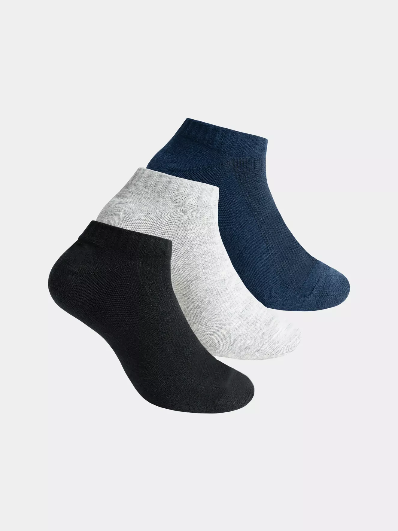 Combo 3 Đôi Tất Nam 5S Fashion Cổ Ngắn Trơn Basic 3C-Y0TAT24106