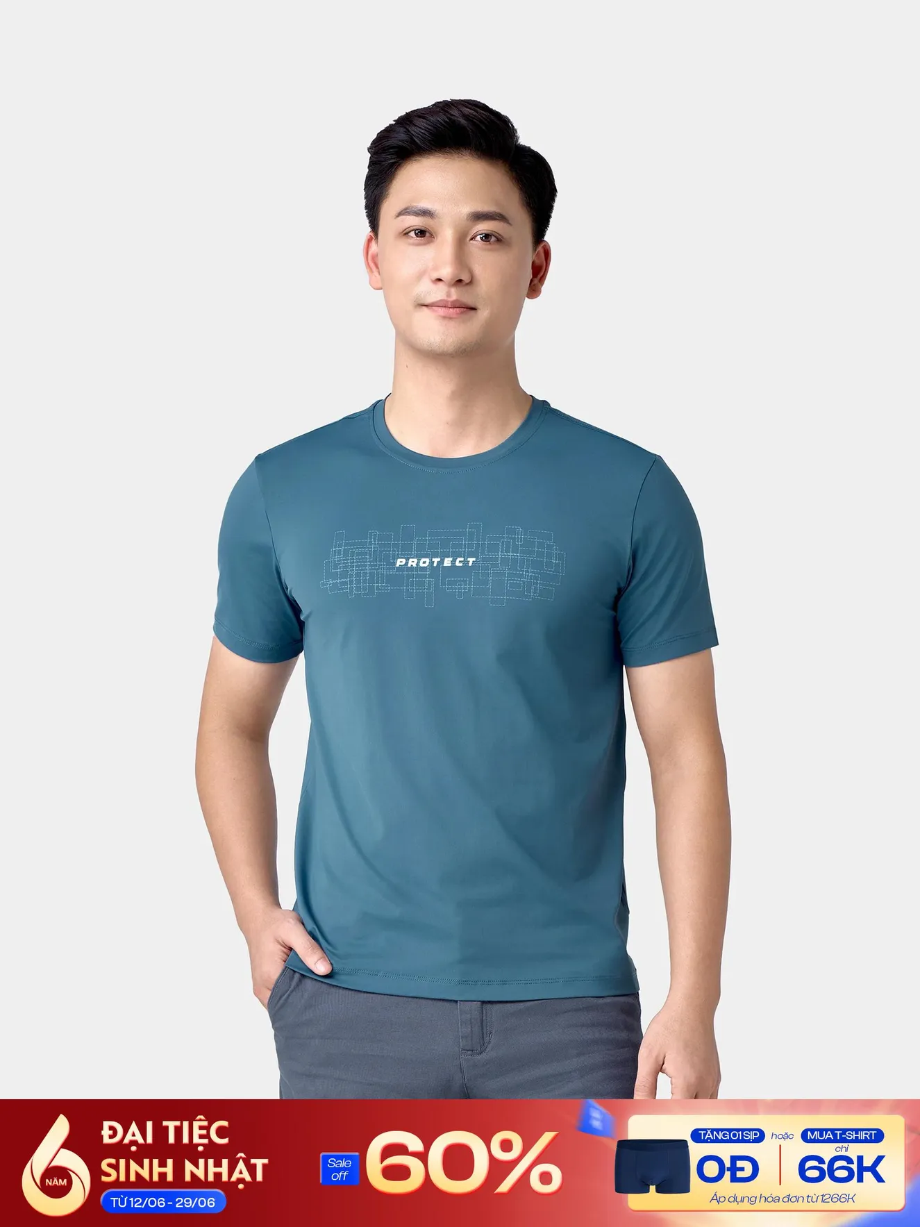 Áo Thun Nam Ngắn Tay 5S Fashion In Chữ Slimfit ATS24030 5S Fashion ...
