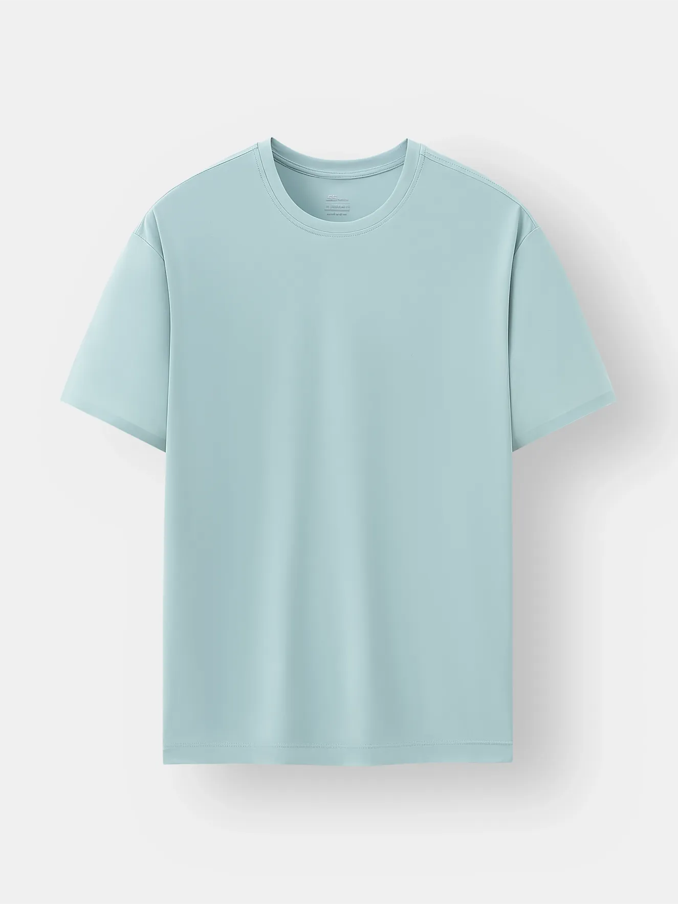 Áo Thun Nam Ngắn Tay Seamless 5S Fashion Trơn Regular ATS25017