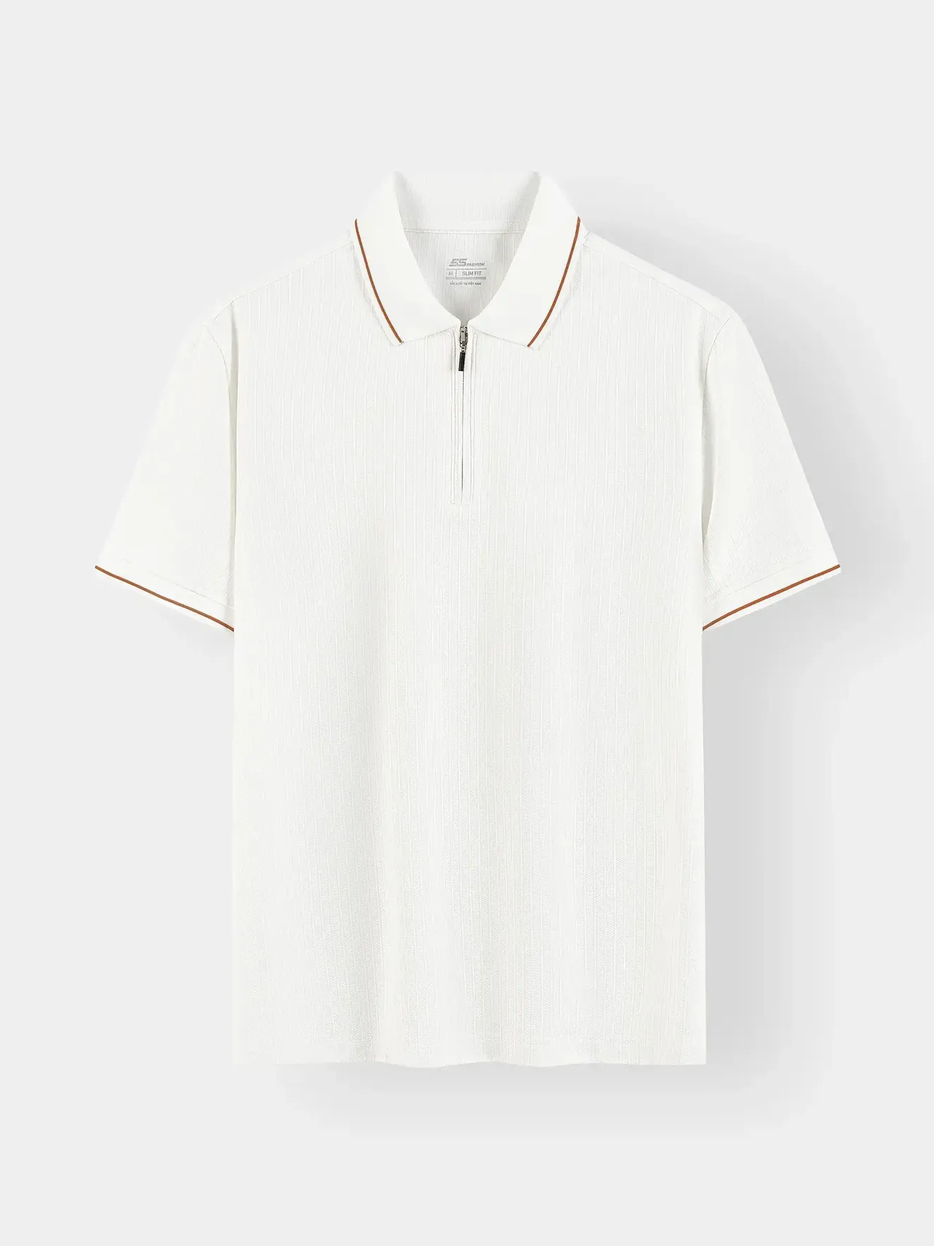 Áo Polo Nam 5S Fashion Cổ Khóa Vải Hiệu Ứng Phom Slimfit M0APC26014