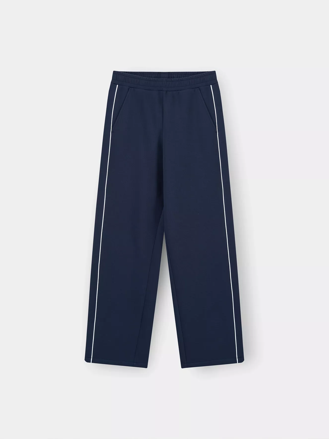 Quần Nỉ Nữ Phối Line 5S Fashion Phom Regular WBQNI25006