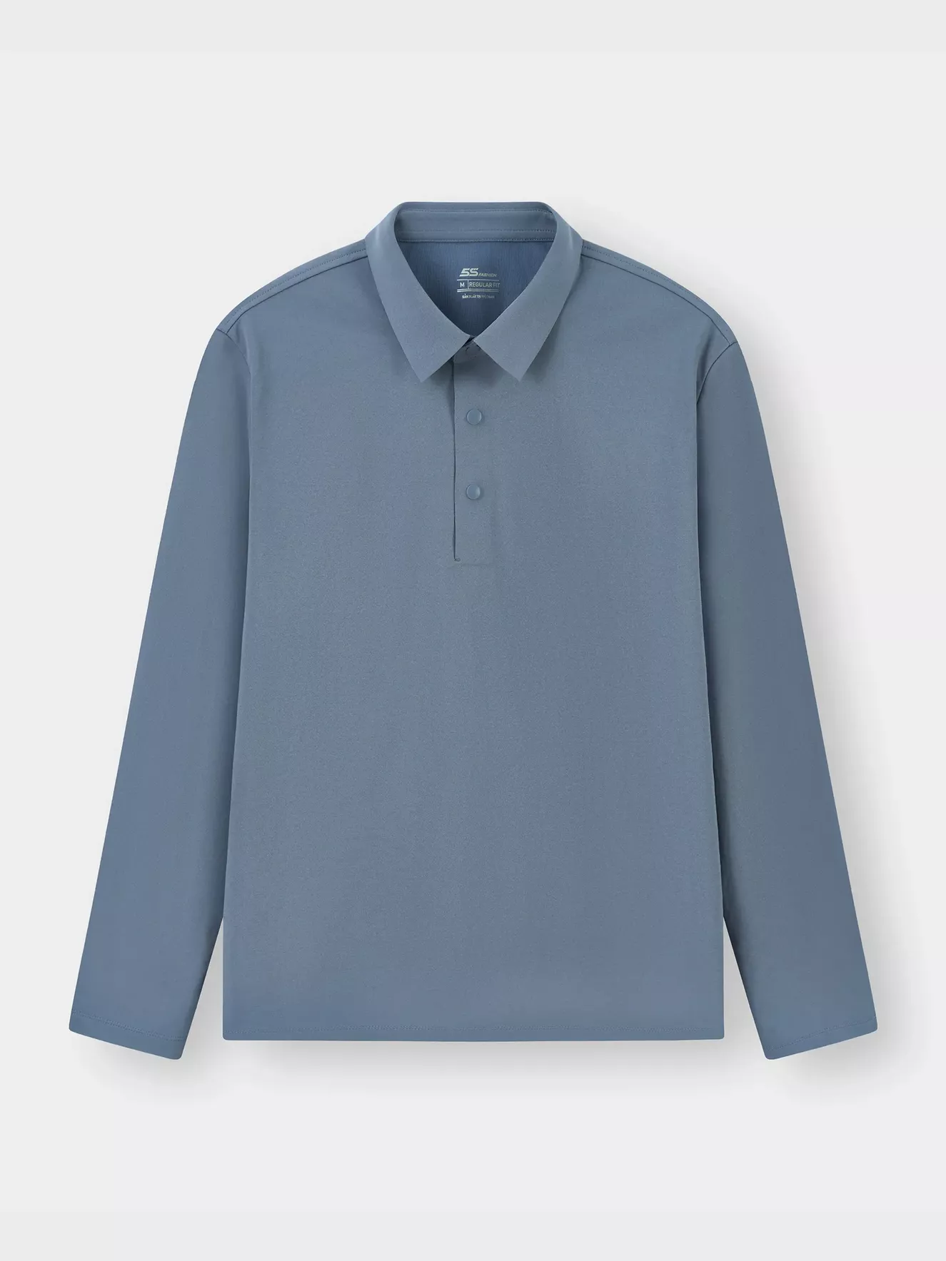 Áo Polo Nam Dài Tay 5S Fashion Phom Regular Cúc Bấm M0APD25008