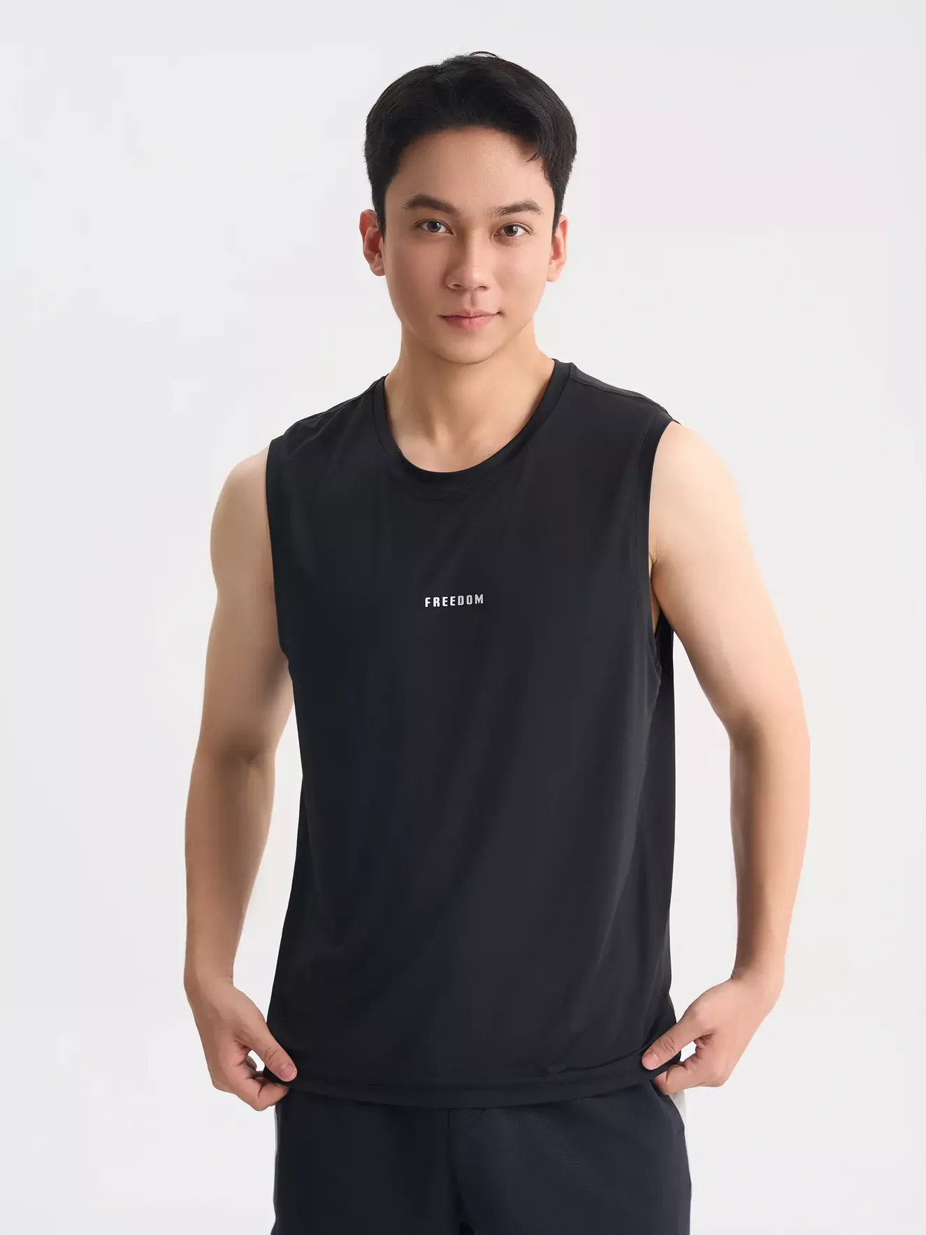 Áo Sát Nách Nam 5S Fashion In Chữ Phom Slimfit ASN25007