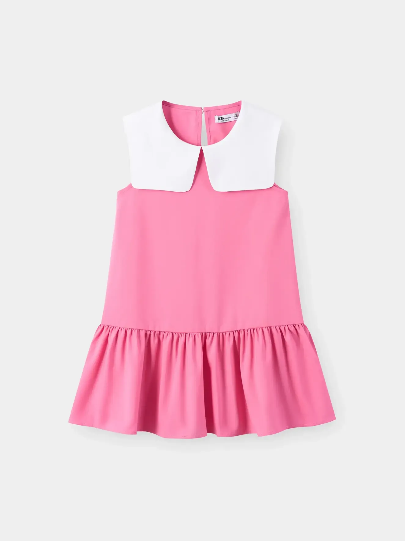 Váy Sát Nách Bé Gái 5S Fashion Cổ Sen Phối Dễ Thương G0VAY26009