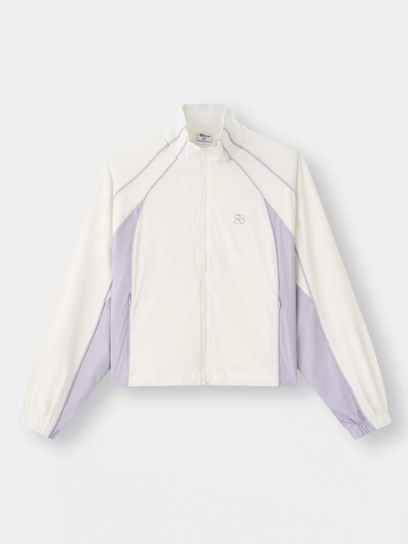 Áo Khoác Gió Nữ Cổ Đứng 5S Fashion Can Phối Phom Regular WBAKG25006