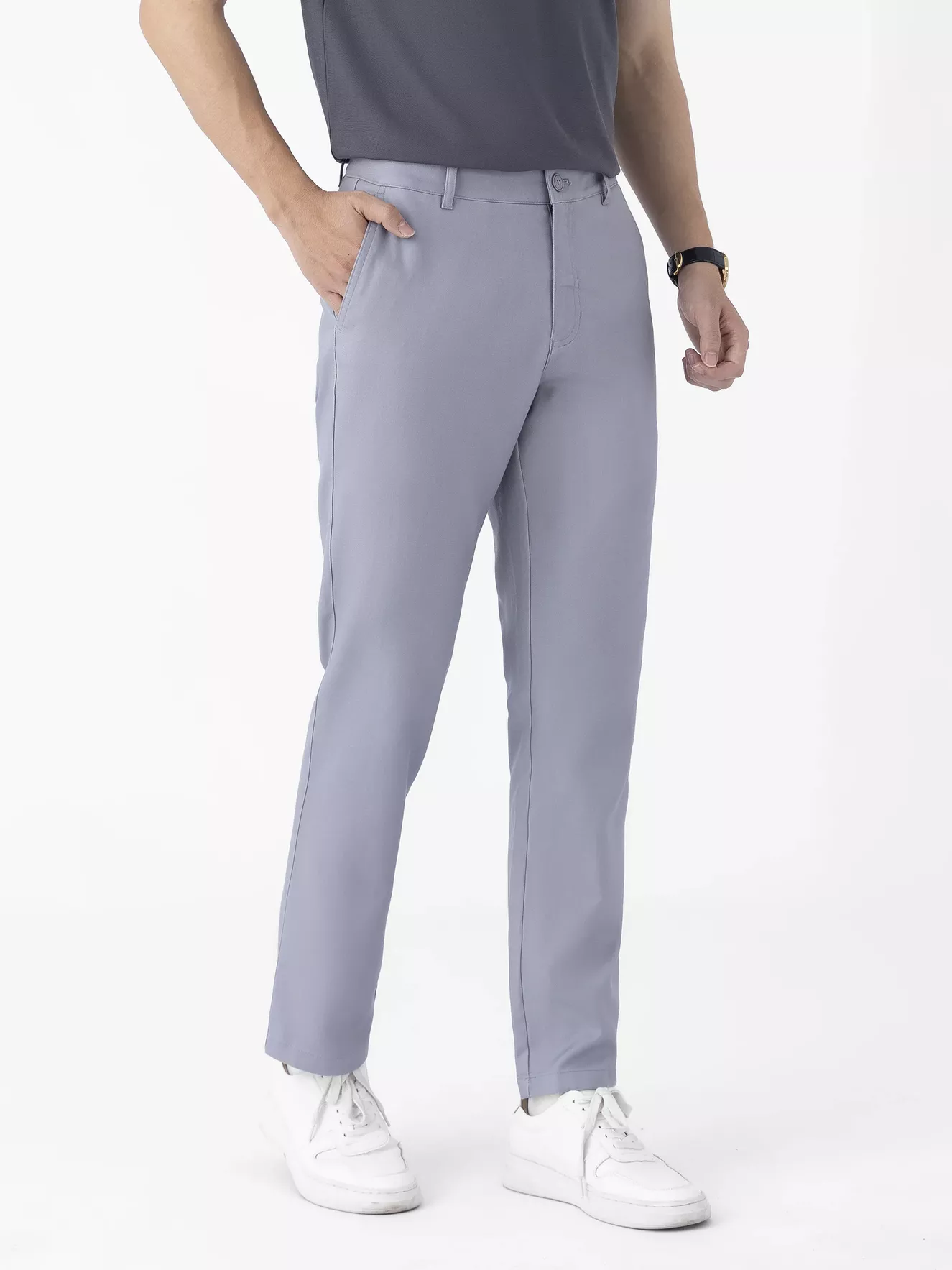 Quần Kaki Dài Nam Cotton 5S Fashion Phom Regular QKK24006