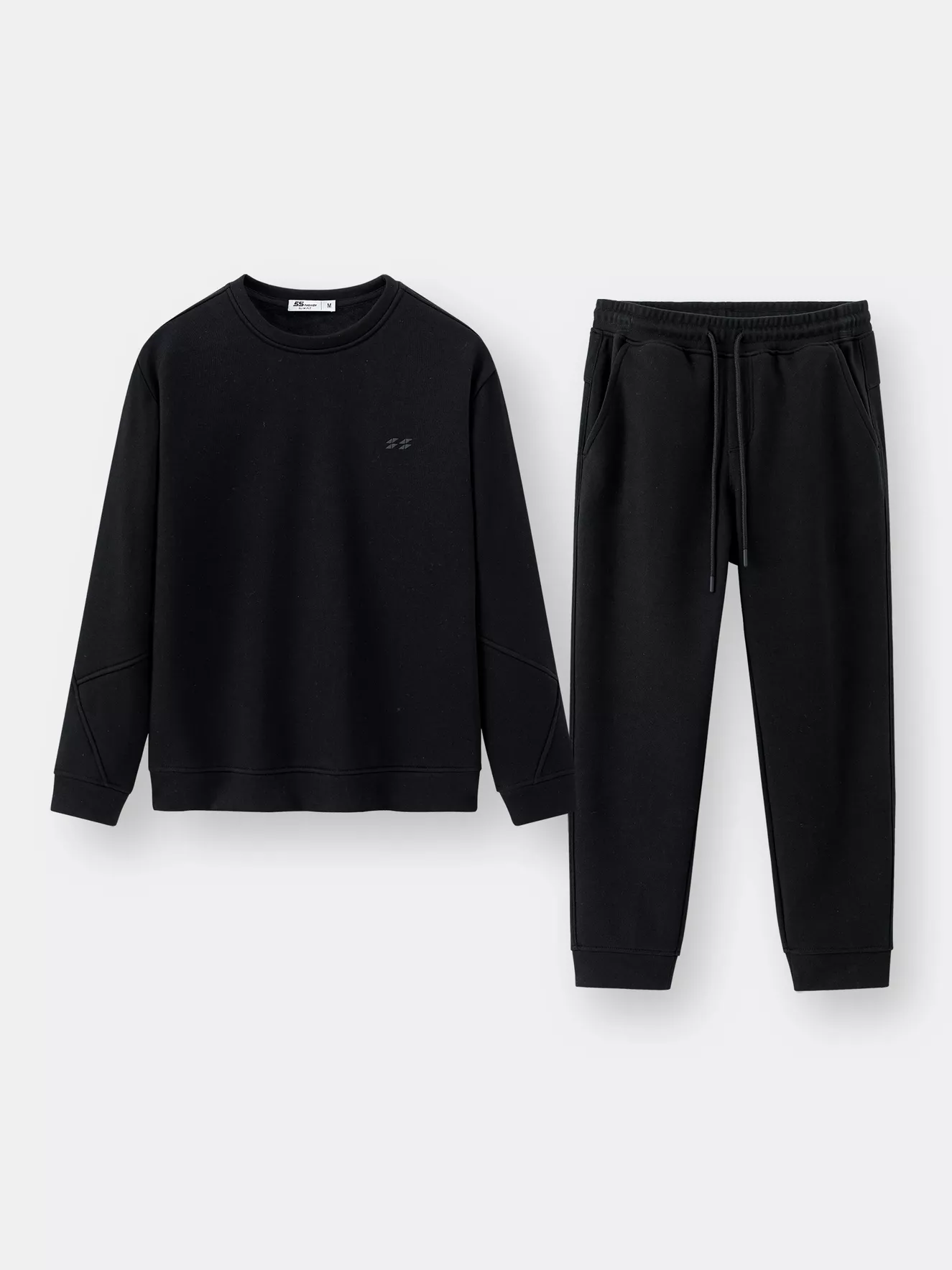 Bộ Quần Áo Nỉ Nam 5S FASHION Trơn Basic Phom Slimfit BNI24025