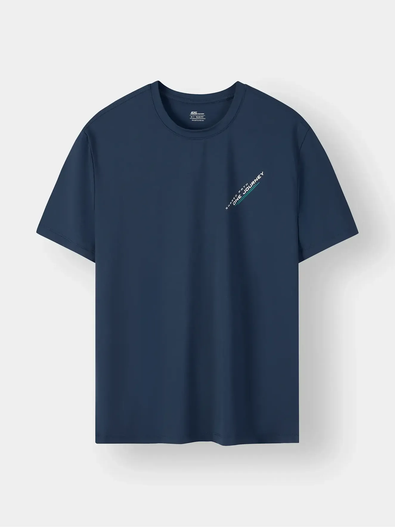 Áo Thun Nam Ngắn Tay 5S Fashion Vải Thể Thao Mát Lạnh Phom Slimfit M0ATS26018