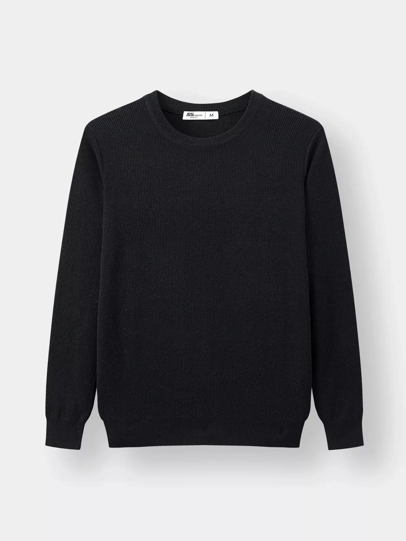 Áo Len Trơn Nam 5S Fashion Slim Fit ALO23004