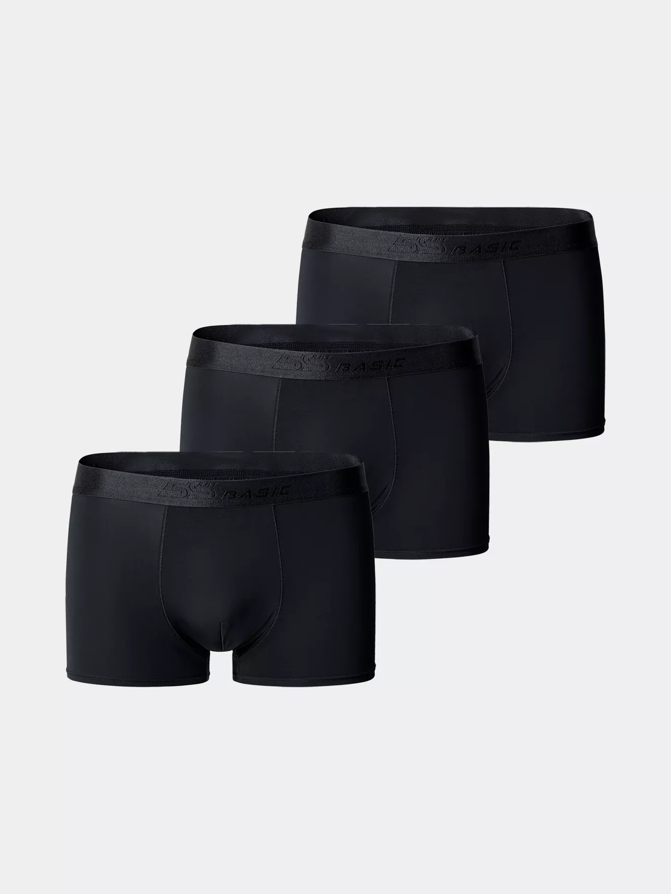 Combo 3 Quần Lót Nam Boxer 5S Fashion Slimfit Trơn Màu Đen 3C-YYBOX23104