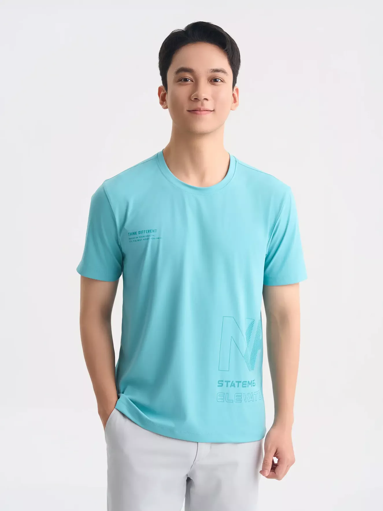 Áo Thun Nam 5S Fashion In Chữ Phong Cách ATS25053