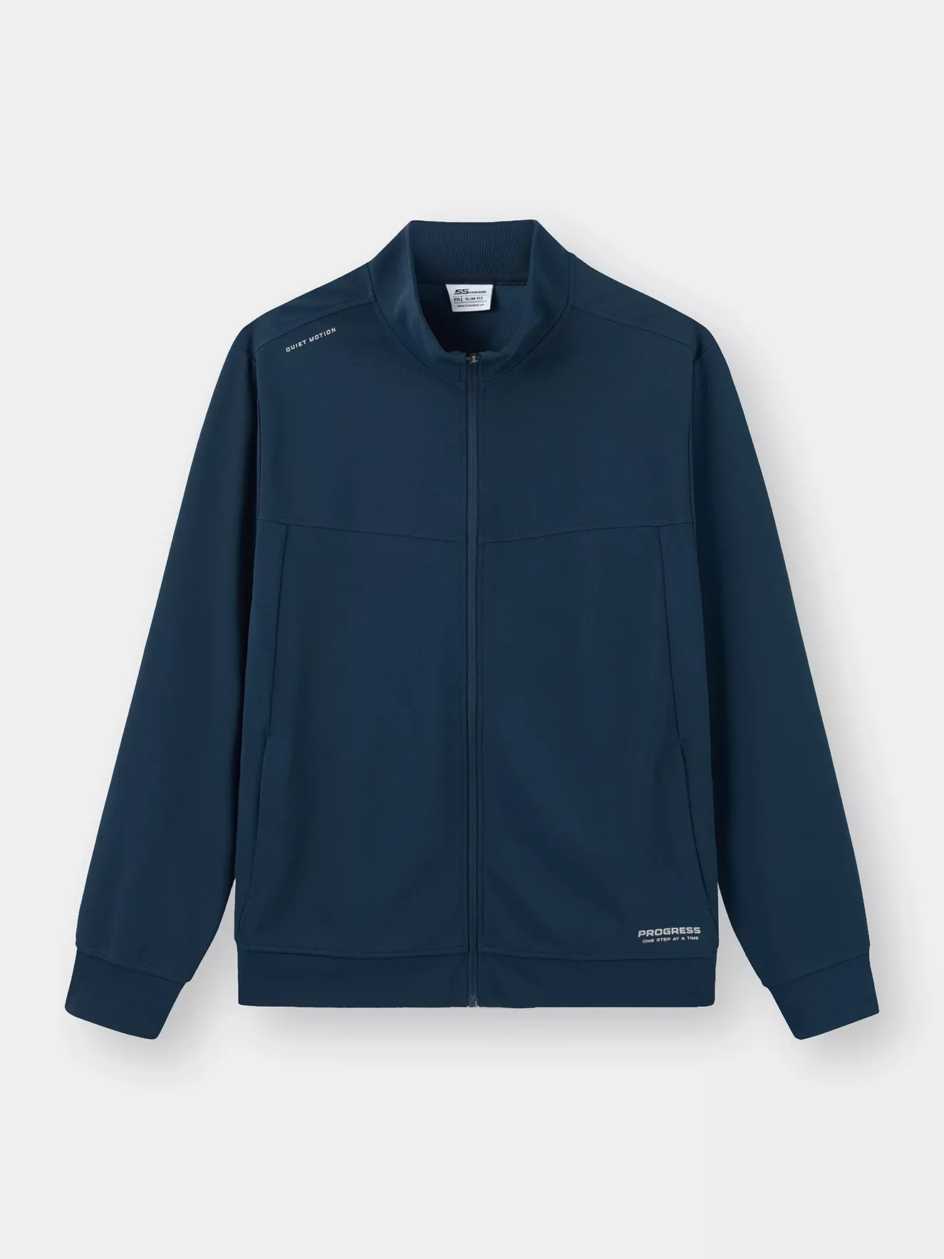 Áo Nỉ Nam Kéo Khóa 5S Fashion Phom Regular MBAKN25018