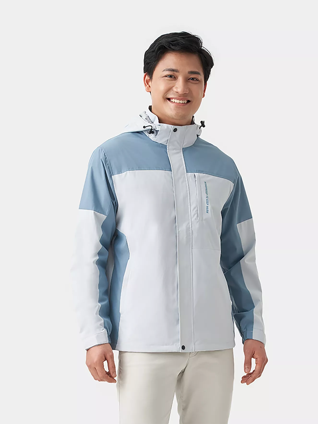 Áo Khoác Gió Lót Nỉ Phối Màu 5S Fashion Slimfit AKG23008