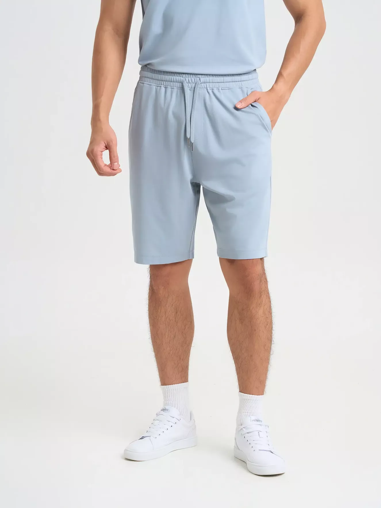 Quần Short Thể Thao Nam 5S Fashion Cạp Chun Trơn Basic BQST25003