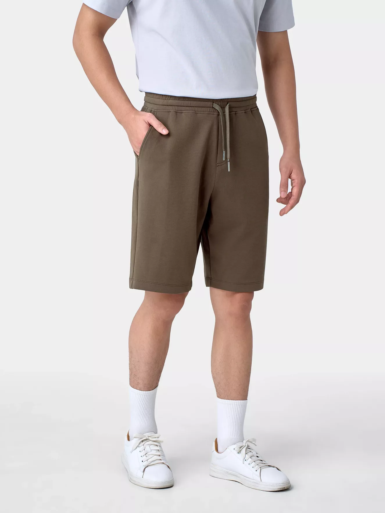 Quần Short Nam Casual 5S Fashion Trơn Phom Slimfit QSC24001