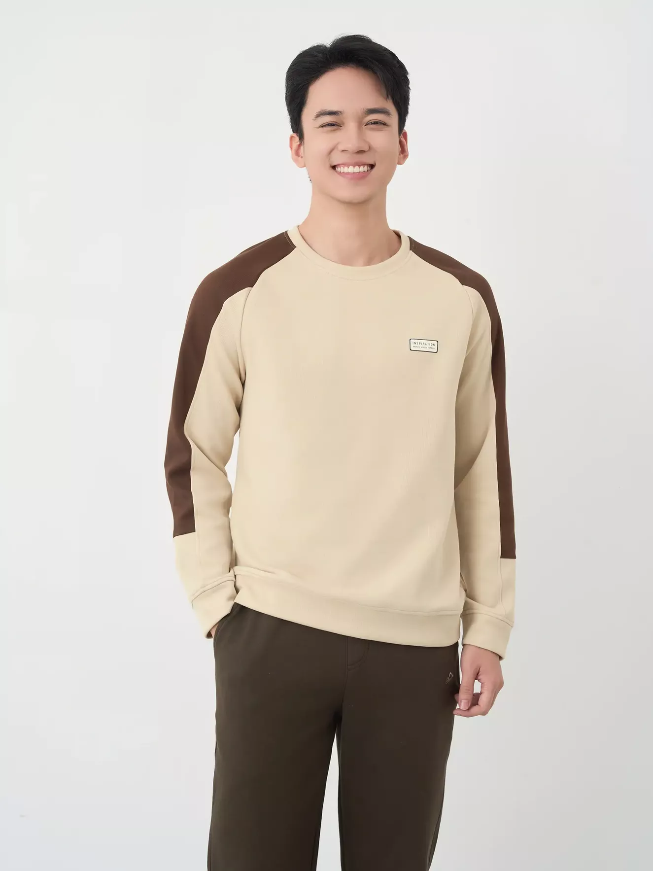 Áo Nỉ Nam INSPIRATION S-WARM 5S FASHION Phom Slimfit M0ANI25014