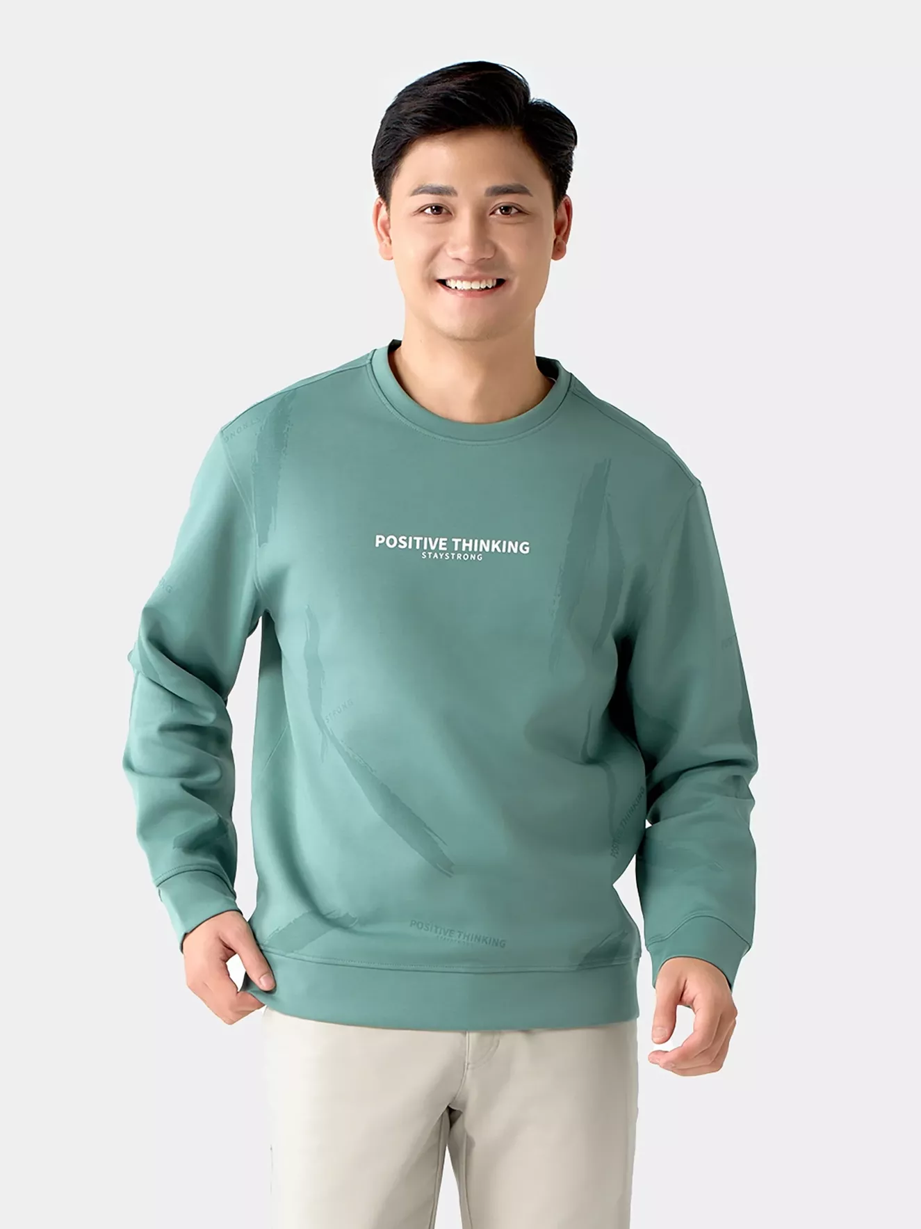 Áo Nỉ Nam Thu Đông Họa Tiết 5S Fashion Phom Casual ANI24005