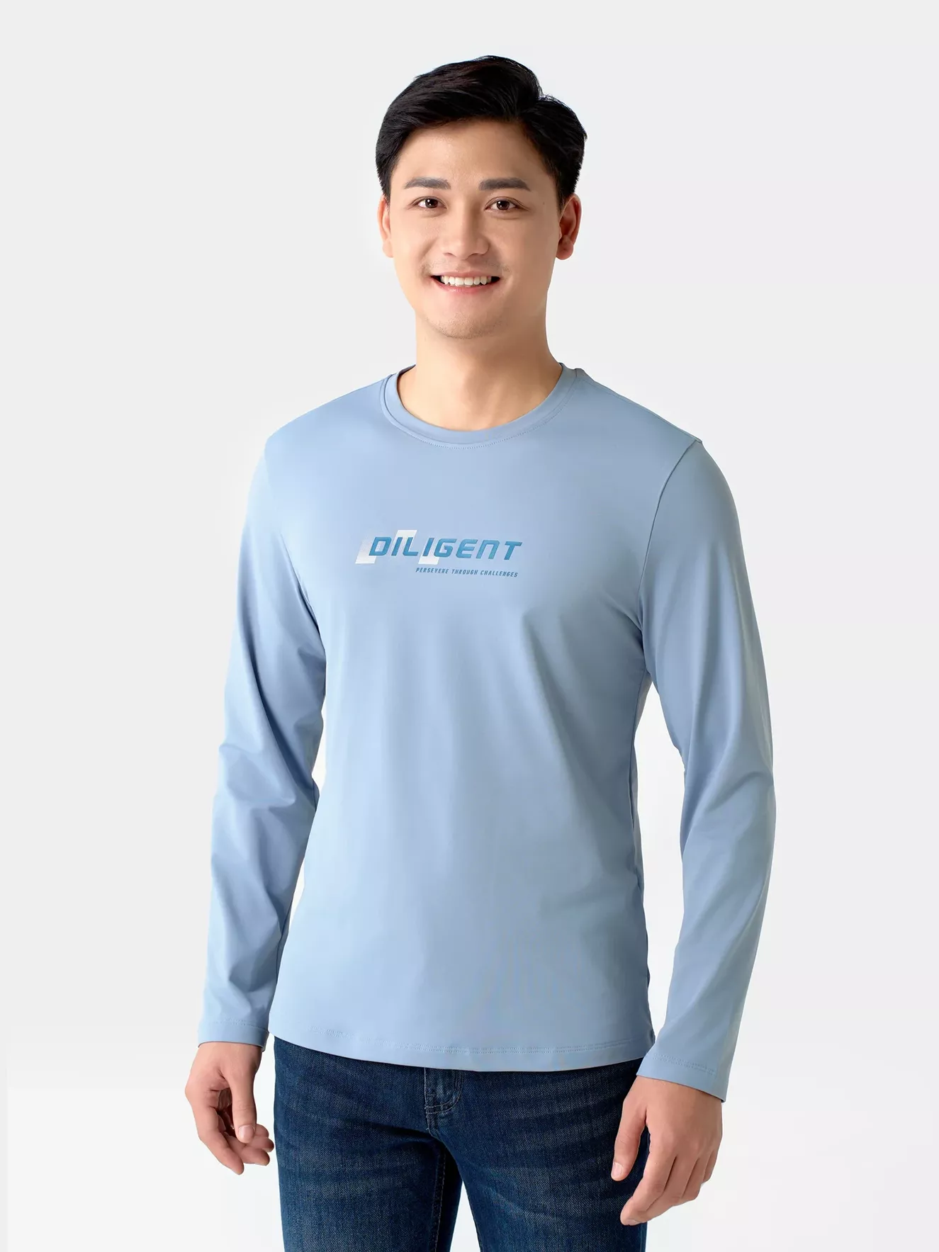 Áo Thun Nam Dài Tay 5S Fashion Extra-warm ATH24006