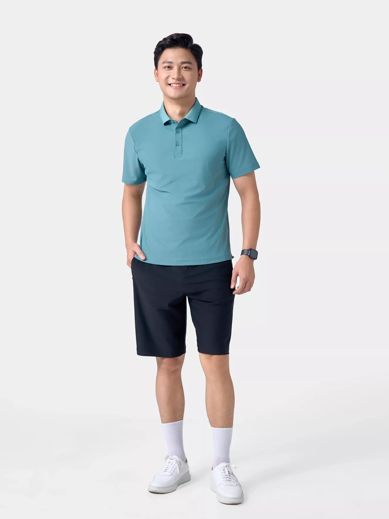 Bộ Quần Áo Polo Nam Basic Nhẹ Mát Phom Regular BAPC24003-BQST24003