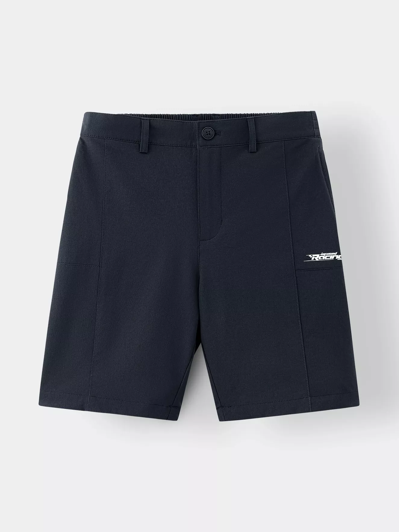 Quần Short Thể Thao Nam 5S Fashion Cạp Cúc Phối Chun In Phong Cách QST25002