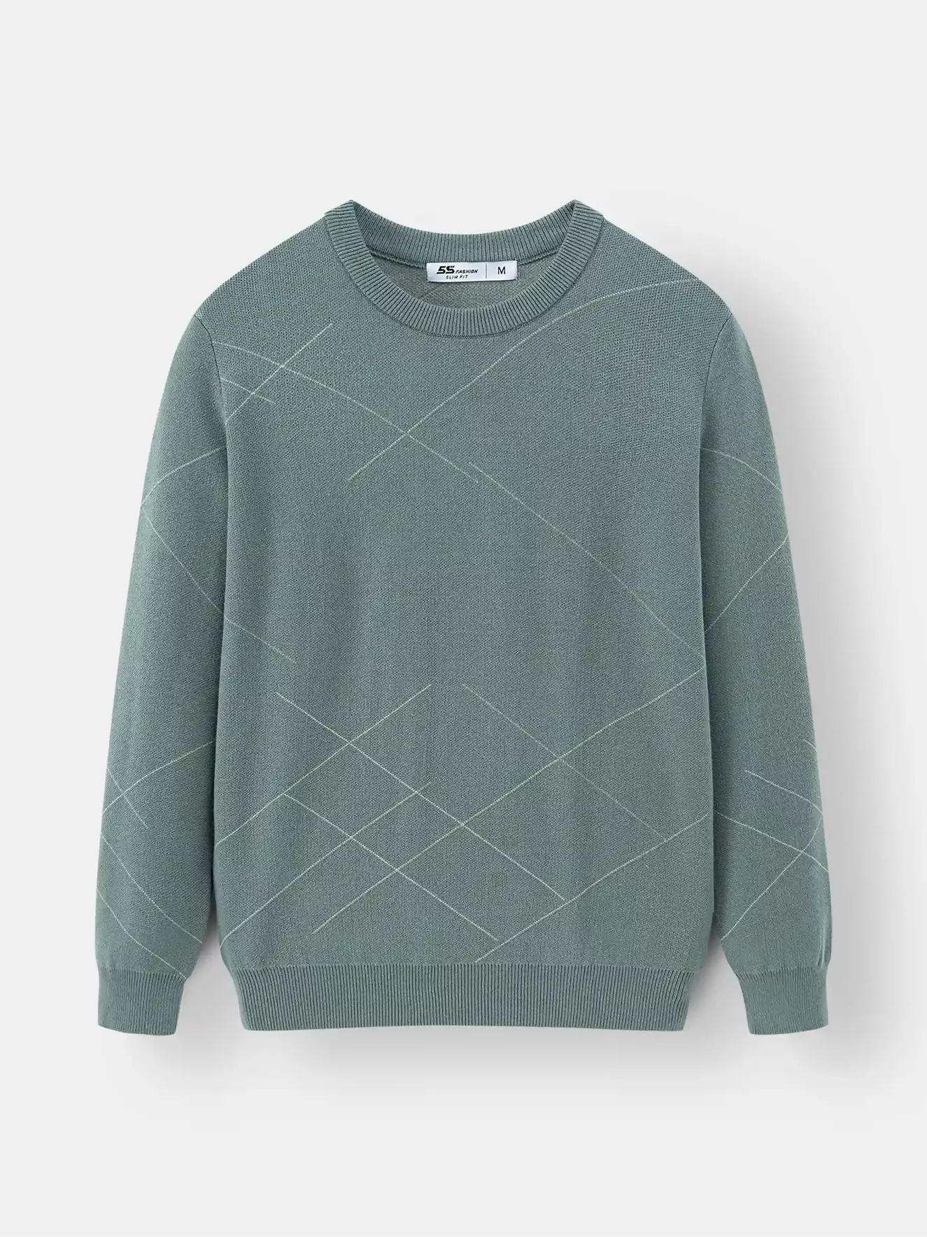 Áo Len Nam Họa Tiết 5S Fashion Phom Slimfit ALE24003