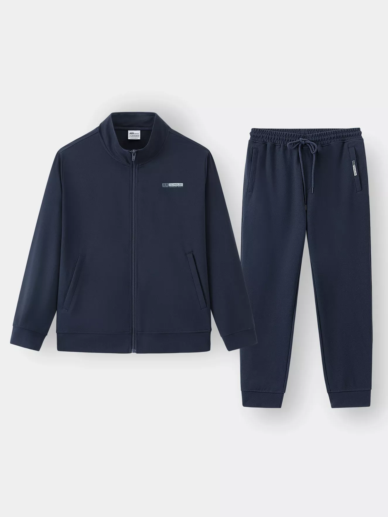 Bộ Quần Áo Nỉ Nam Kéo Khóa 5S Fashion Basic Regular BNK23009