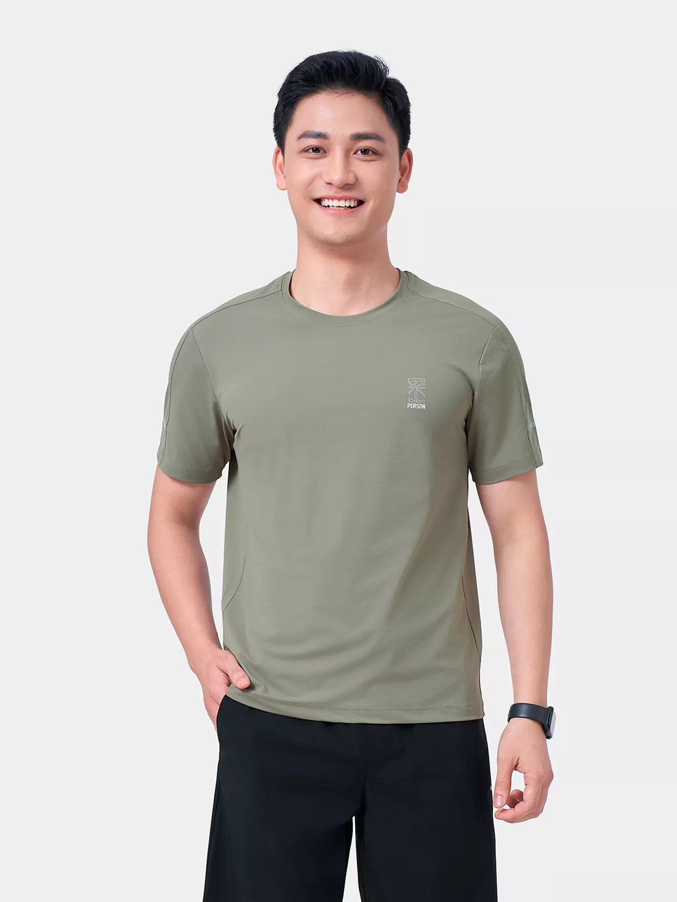 Áo Thun Nam Ngắn Tay 5S Fashion PERSON Slimfit ATS24010