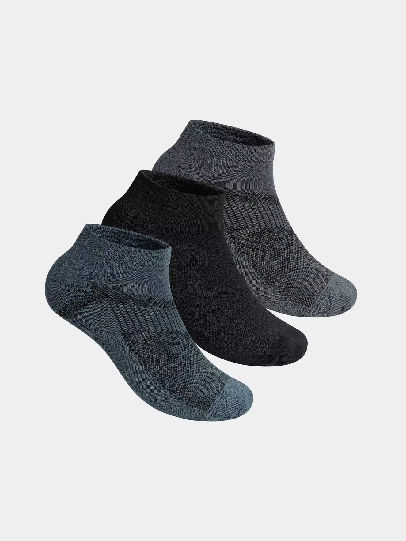 Combo 3 Đôi Tất Nam Cổ Lửng 5S Fashion Họa Tiết Đơn Giản 3C-Y0TAT24126