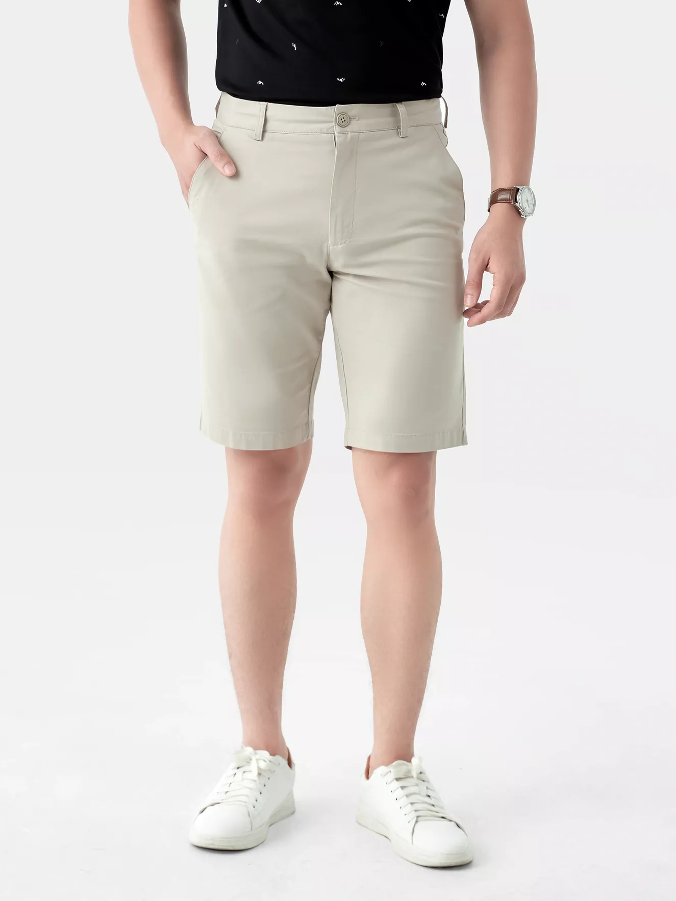 Quần Short Kaki Nam 5S Fashion Cotton Slimfit QSK24006