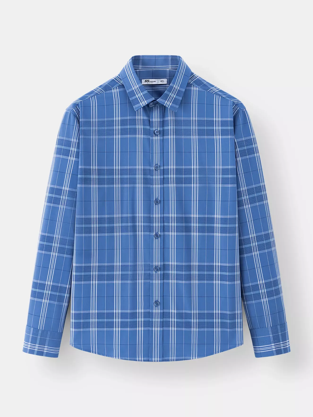 Áo Sơ Mi Nam Dài Tay 5S Fashion Dệt Kẻ Sang Trọng ASM24008