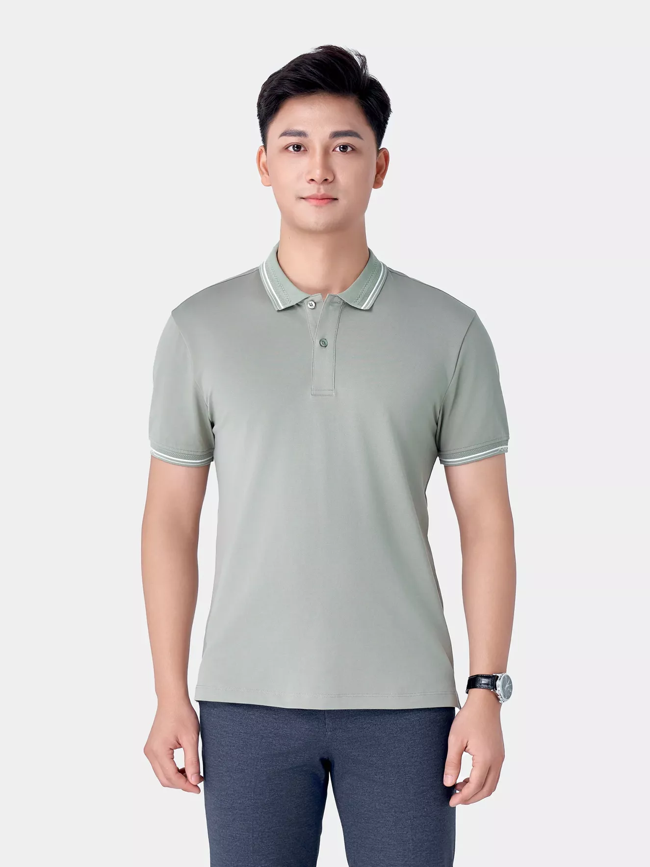 Áo Polo Nam Ngắn Tay 5S Fashion Classic Slimfit APC24002